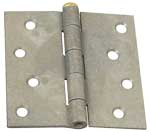 Broad Full Mortise Galvanized Steel Hinge with Loose Brass Pin