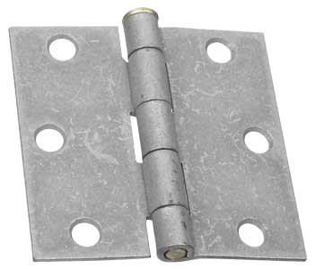 3" Galvanized Steel Wide Utility Hinge with Loose Solid Brass Pin